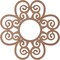 Ekena Millwork Cohen Wood Fretwork Pierced Ceiling Medallion, Wood (Paint Grade), 32"OD x 11"ID x 3/8"T CMWP32X32X0375COMF - alternate 4